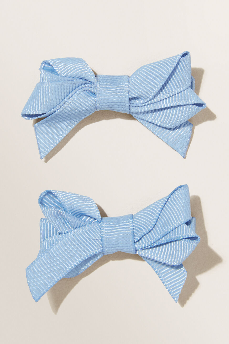 Double Bow Clips  Bluebell