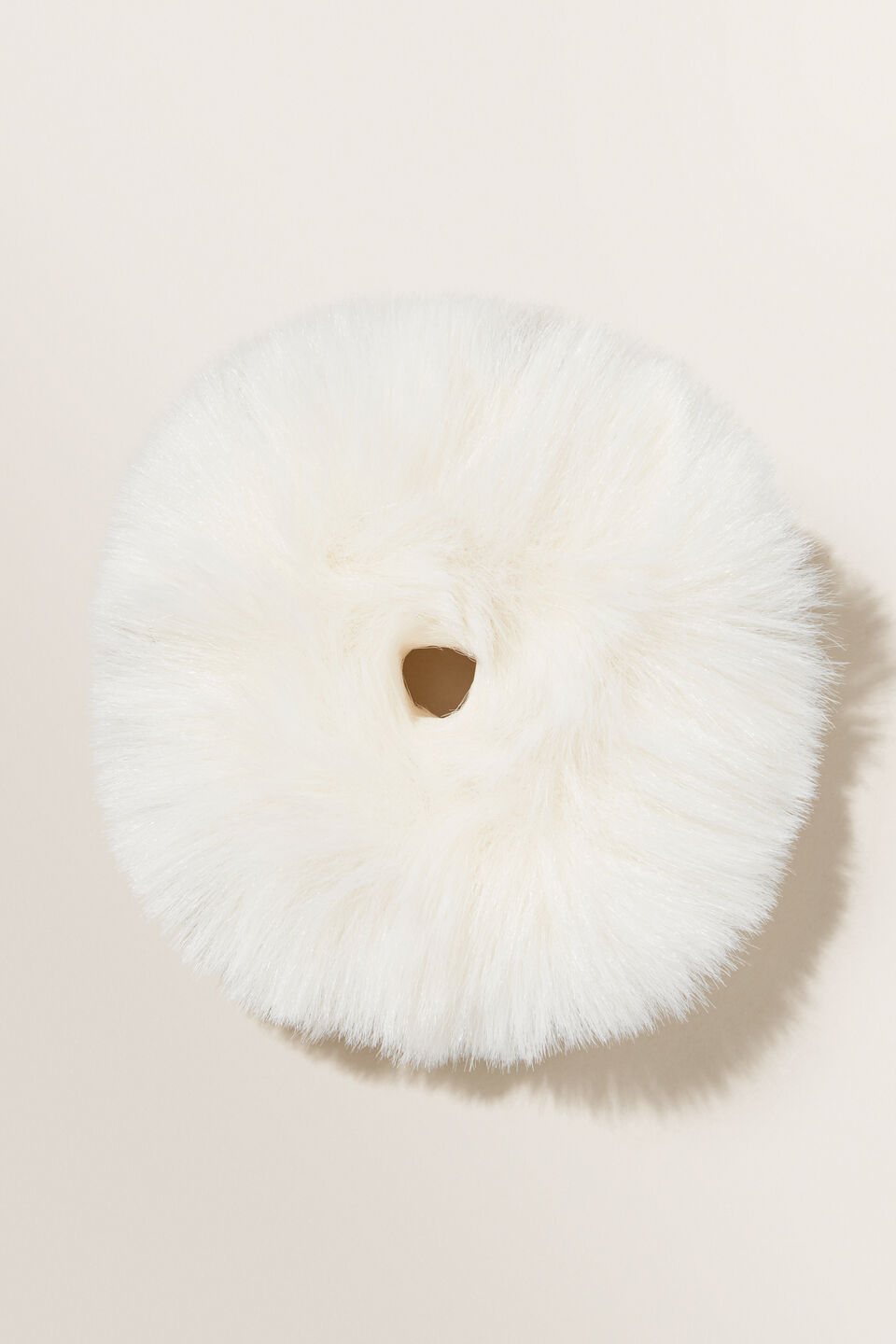 Fluffy Scrunchie  White