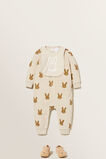 Terry Bunny Jumpsuit  Wheat Marle  hi-res
