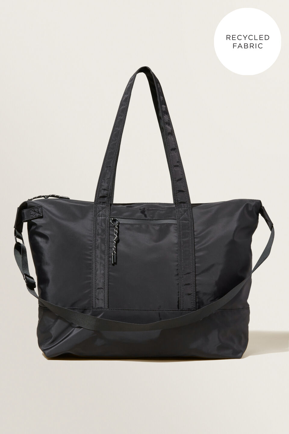 Recycled Travel Bag  Black