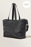 Recycled Travel Bag  Black  hi-res