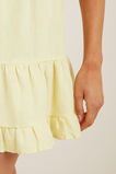 Floral Frill Skirt  Lemon Yellow  hi-res