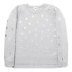 Star Split Hem Sweater    hi-res