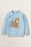 Tiger Sweater  Pale Blue  hi-res