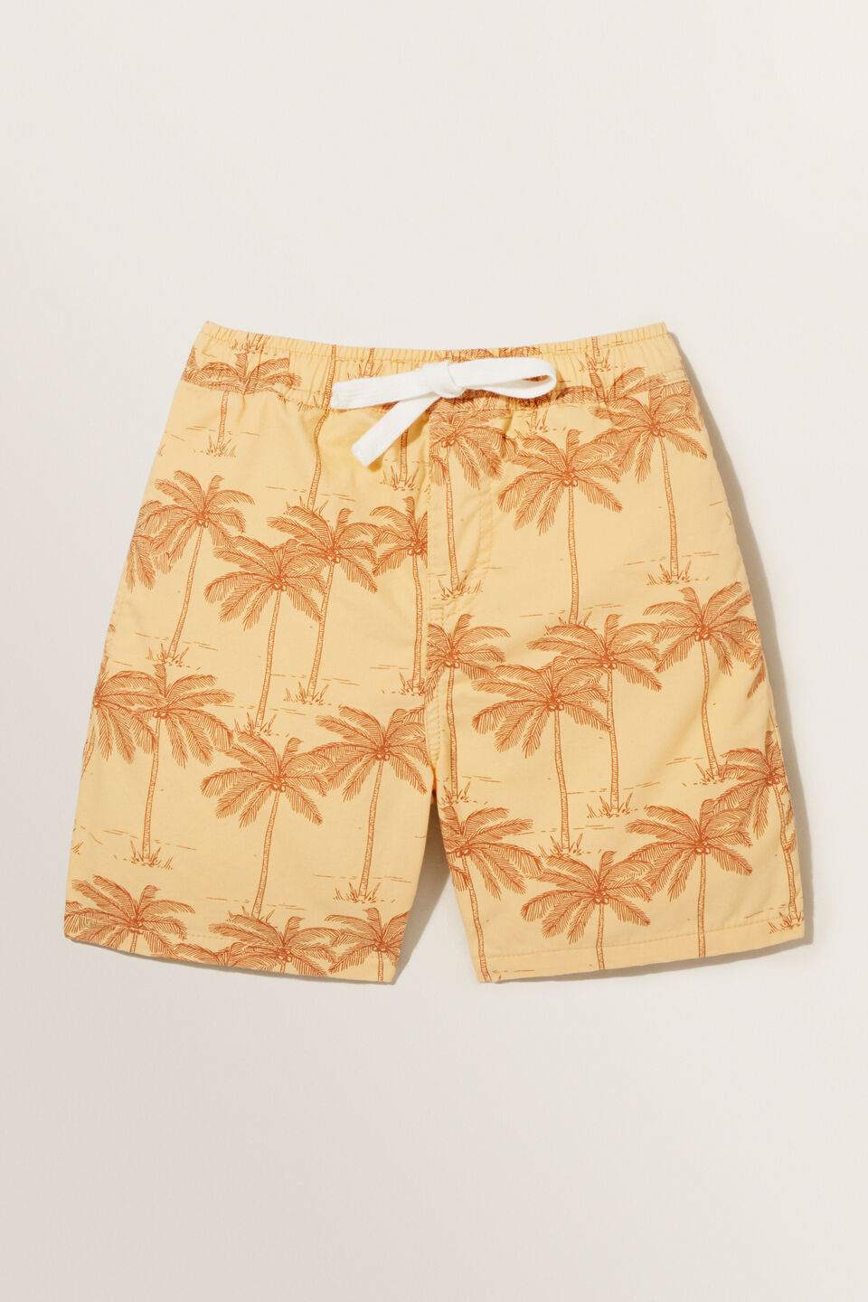 Palm Tree Shorts  Buttercup