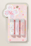 3 Pack Butterfly Lip Balm  Multi  hi-res