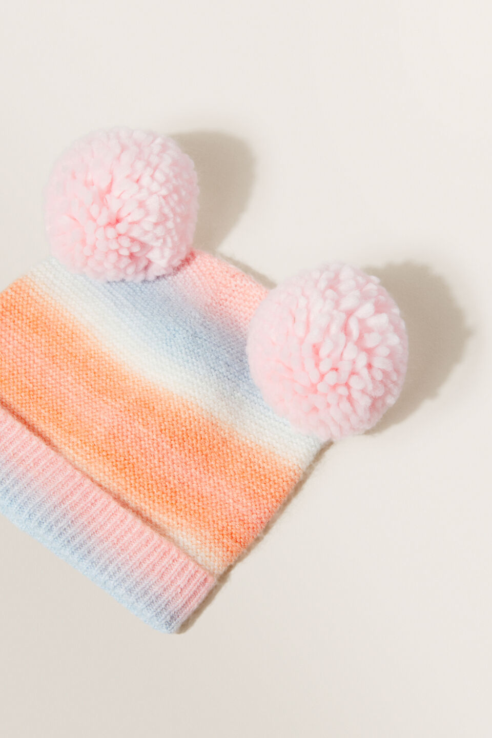 Ombre Beanie  Dusty Rose