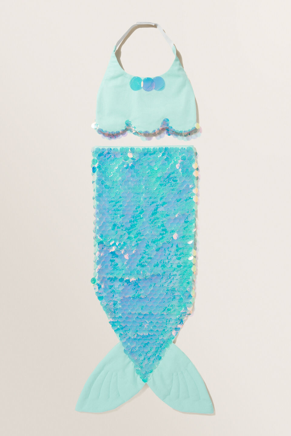 Mermaid Tail Dress Up Set  Cool Mint