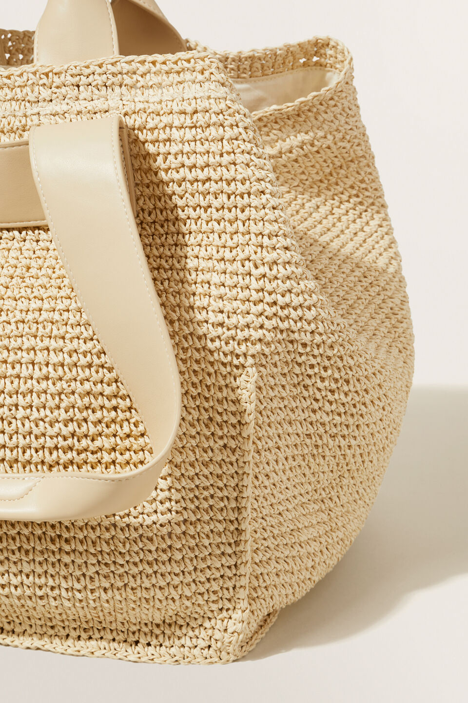 Straw Carry All Tote  Natural