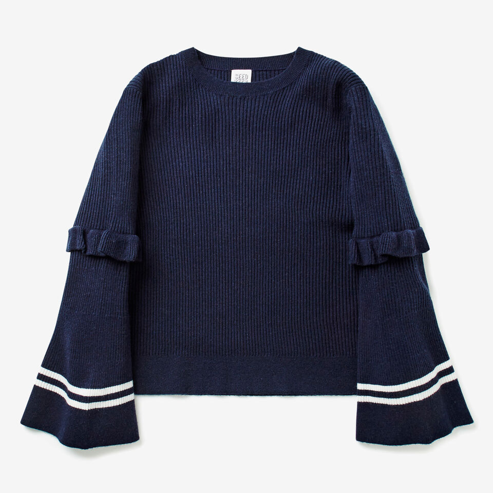 Bell Sleeve Sweater  