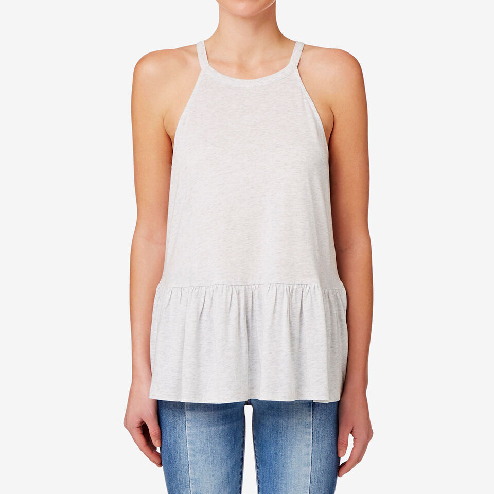 High Neck Floaty Top  