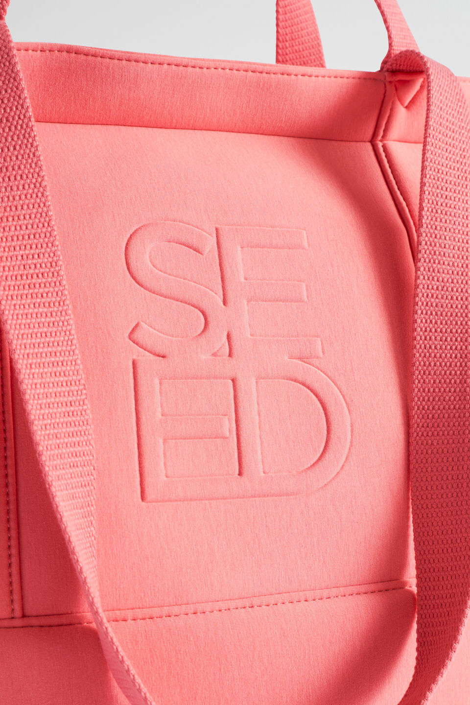 Seed Logo Jersey Overnight Bag  Primrose