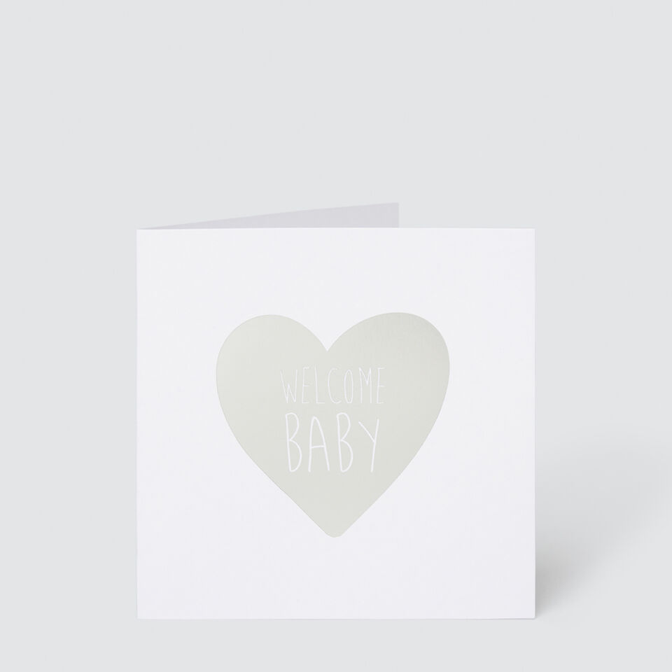 Large Welcome Baby Card  