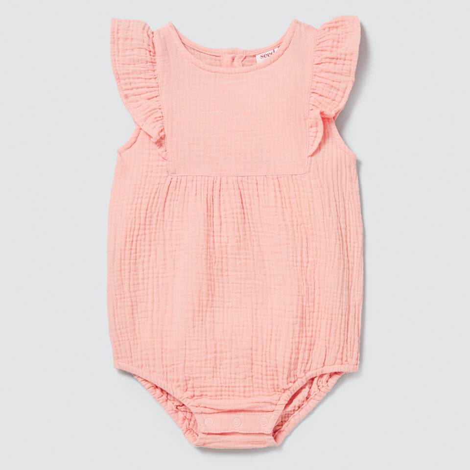 Cheesecloth Frill Onesie  