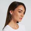 Wrapped Circle Earrings    hi-res
