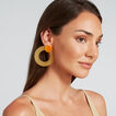 Resin Circle Earrings    hi-res