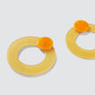 Resin Circle Earrings    hi-res