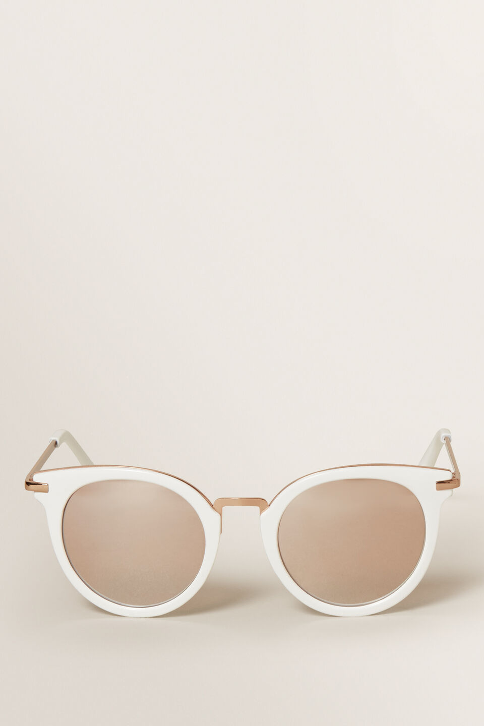 White Frame Sunglasses  1