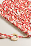 Two Tone Straw Pouch    hi-res