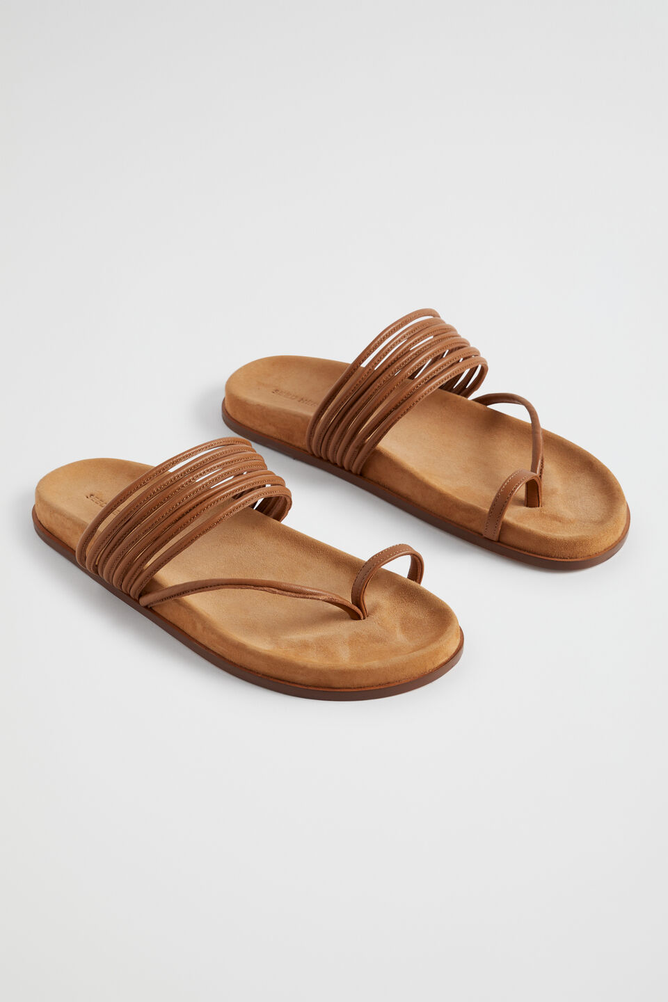 Tegan Footbed Sandal  Deep Tan
