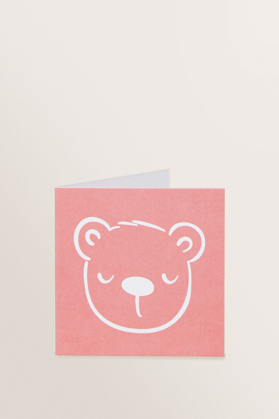 Small Red Bear Card  Multi