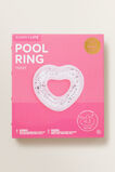 Glitter Heart Pool Ring    hi-res