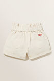 Paperbag Denim Short  Vintage White Wash  hi-res