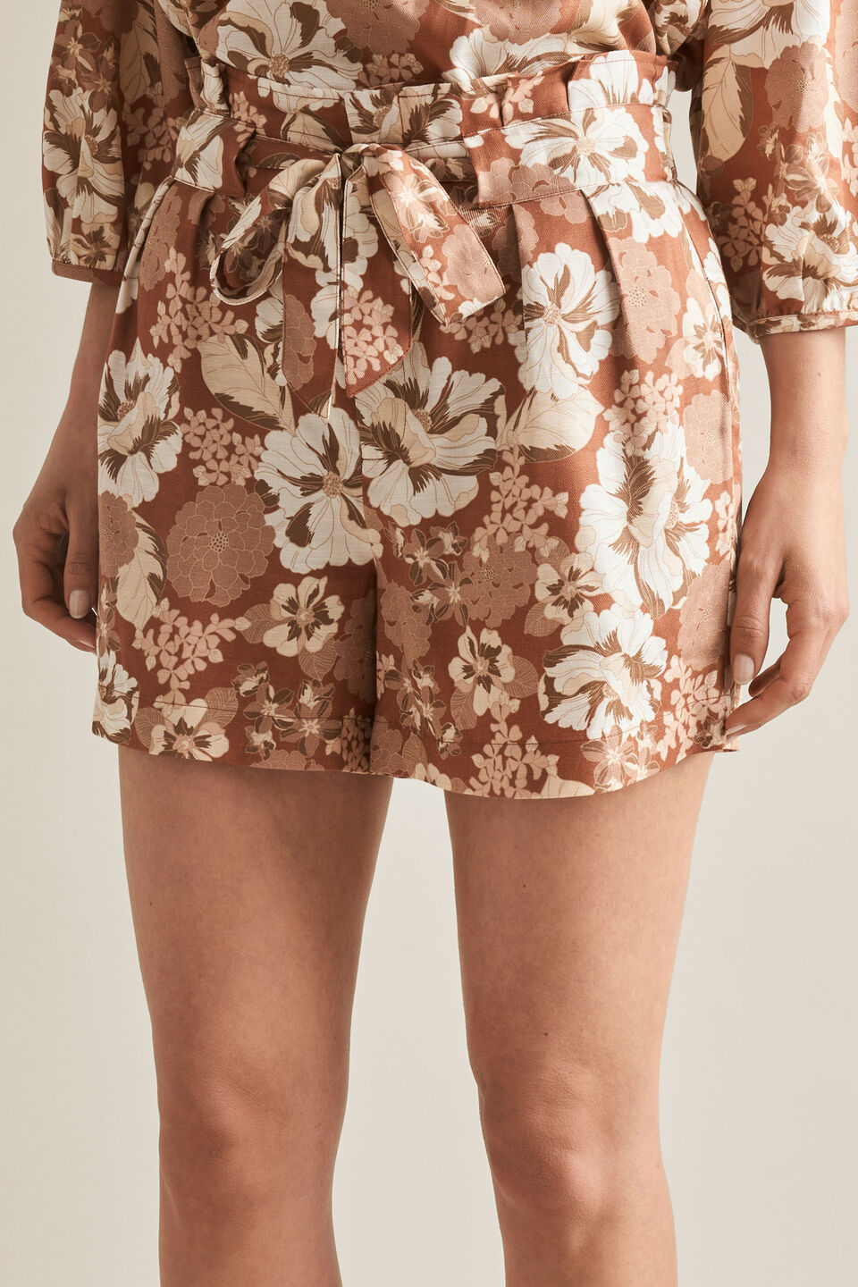 Floral Print Shorts  