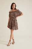 Ocelot Off Shoulder Dress  Simple Ocelot  hi-res