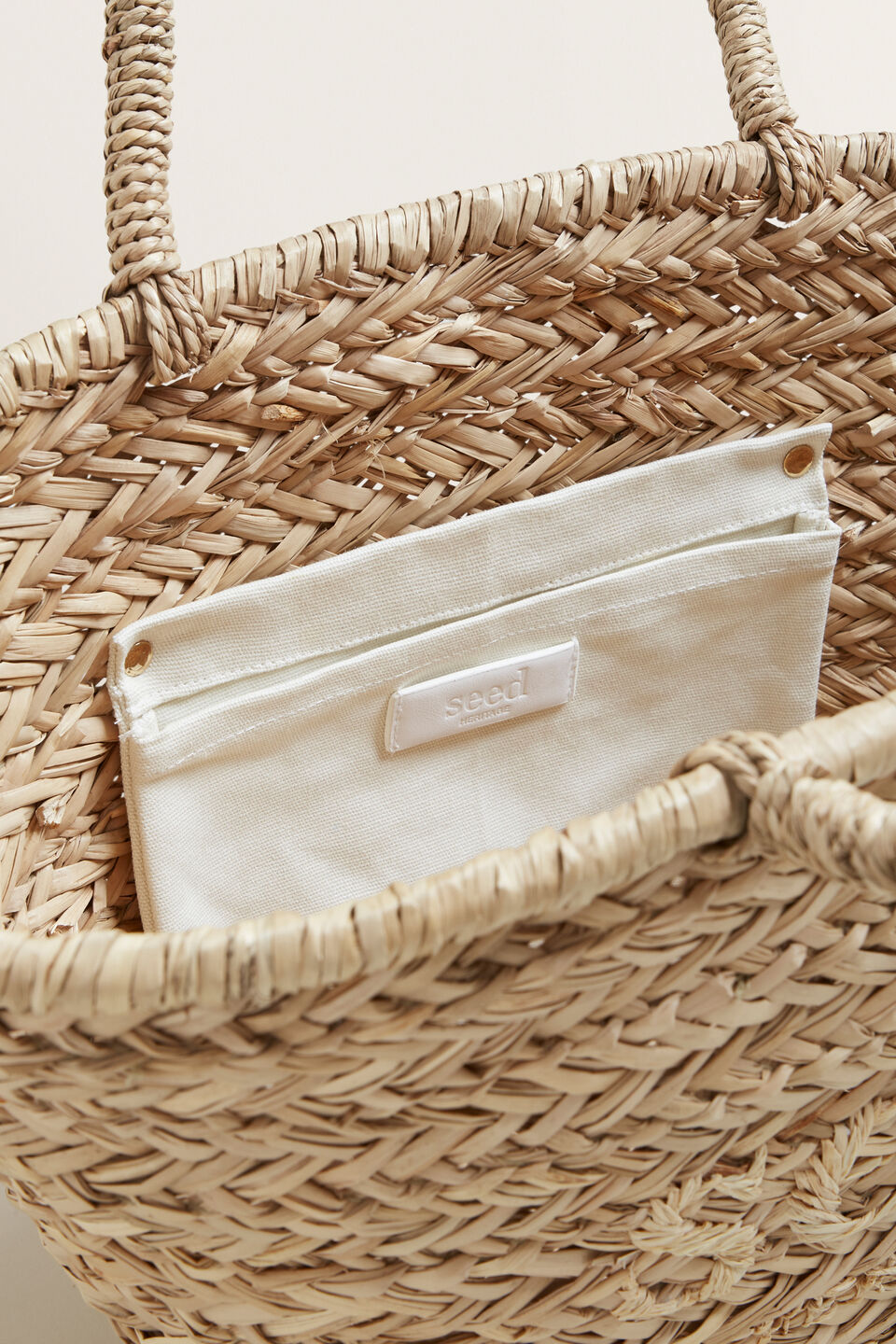 Seed Straw Tote  