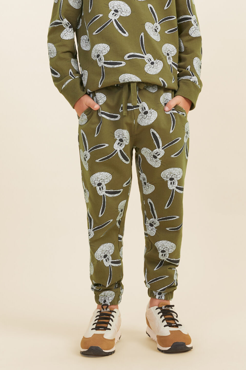 Bunny Trackpant  Army Green