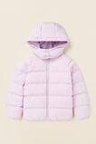 Sporty Puffer Jacket  Orchid  hi-res