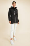 Fitted Mid Length Puffer  Black  hi-res