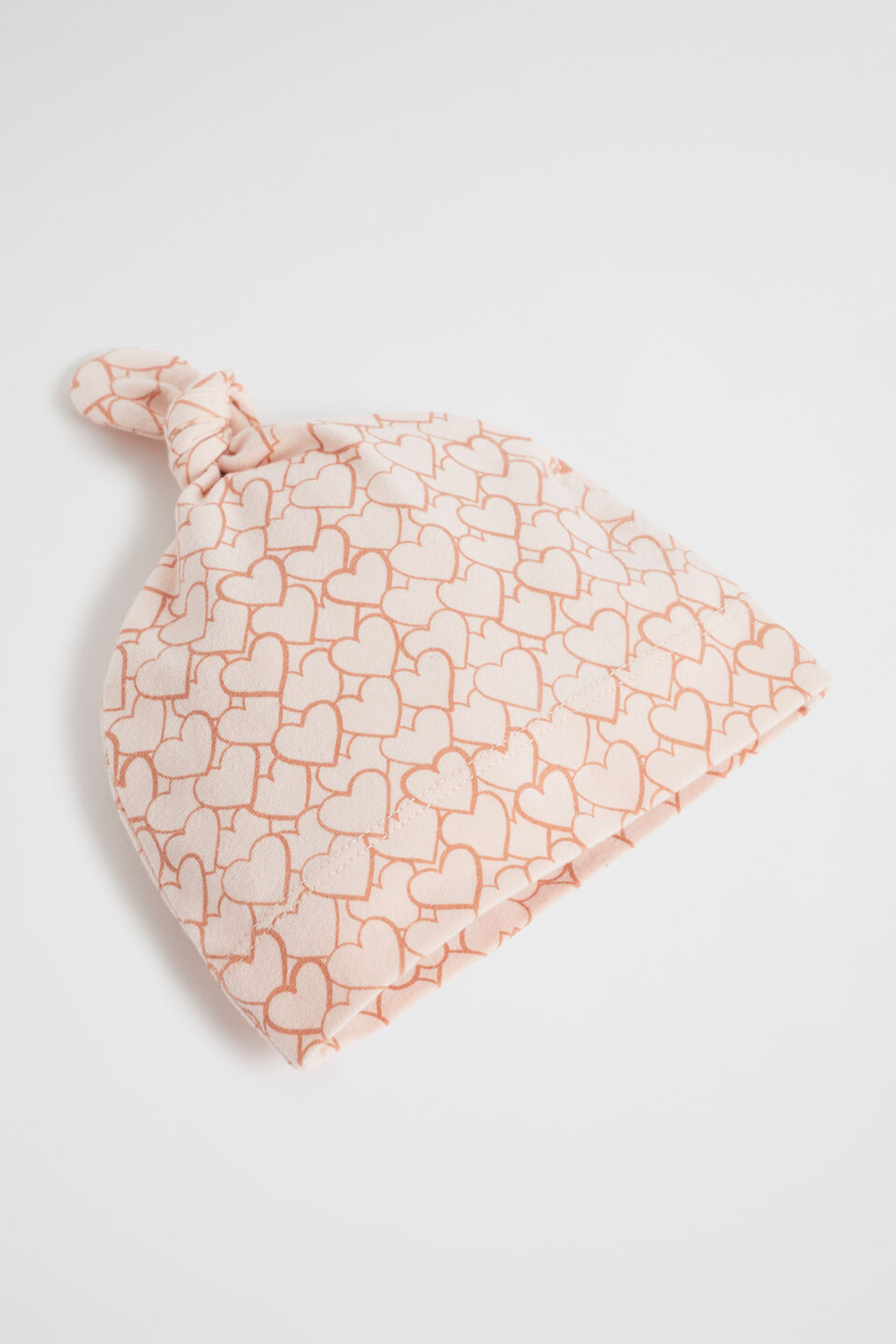 Heart Knot Hat  Rosewater