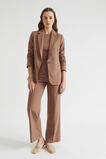 Belted Wide Leg Trouser  Chocolate Malt  hi-res