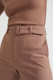 Belted Wide Leg Trouser  Chocolate Malt  hi-res