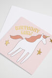 Unicorn Birthday Card  Multi  hi-res