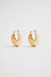 Chunky Hoop Earring  Gold  hi-res