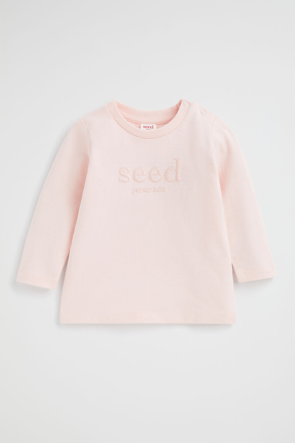 Core Logo Rugby Tee  Dusty Rose