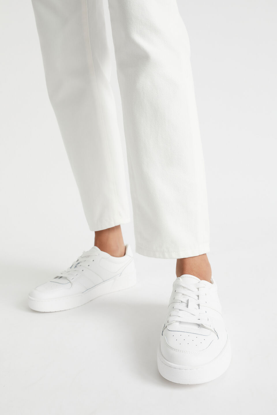 Talulah Leather Sneaker  White