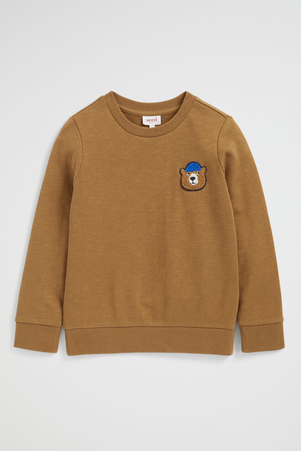 Bear Patch Sweat  Cocoa