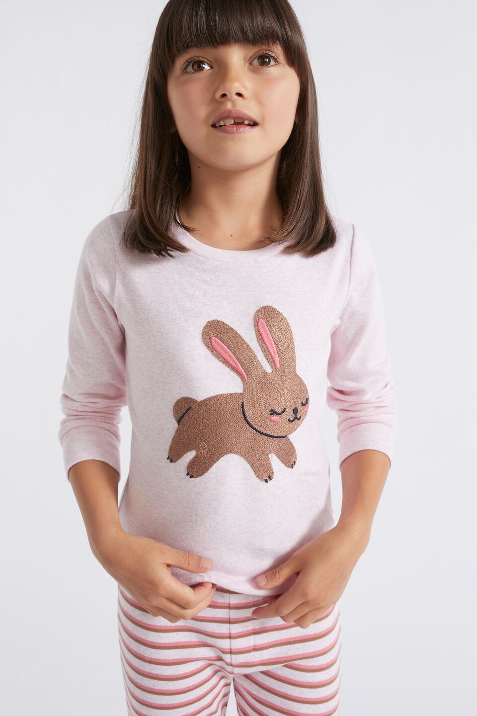 Embroidered Bunny Pyjama  Rose Marle