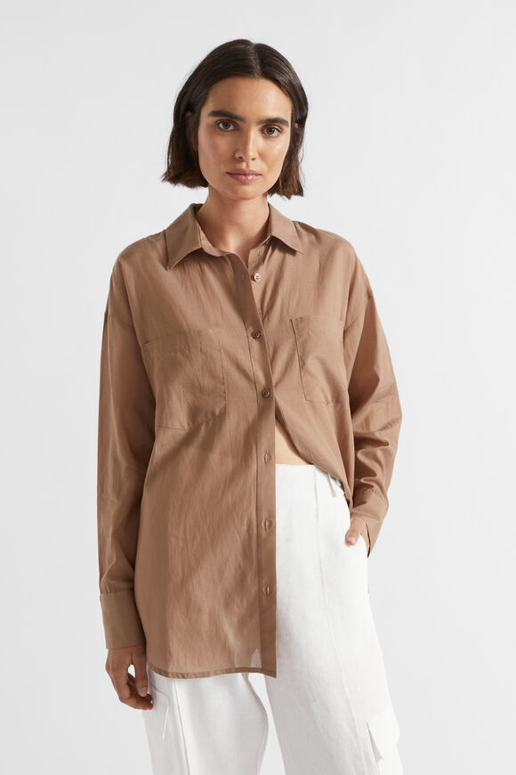 Voile Relaxed Shirt  Woodland  hi-res