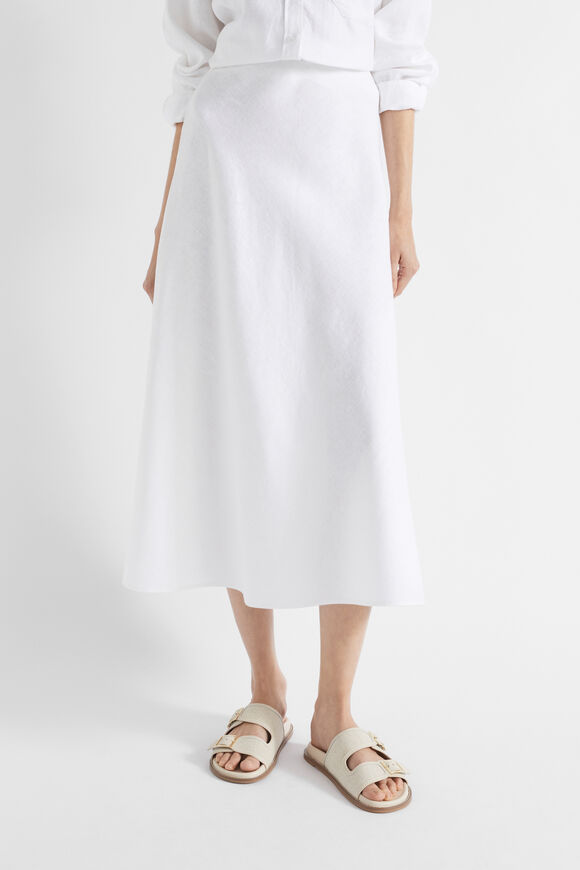 Core Linen Maxi Skirt  Whisper White  hi-res