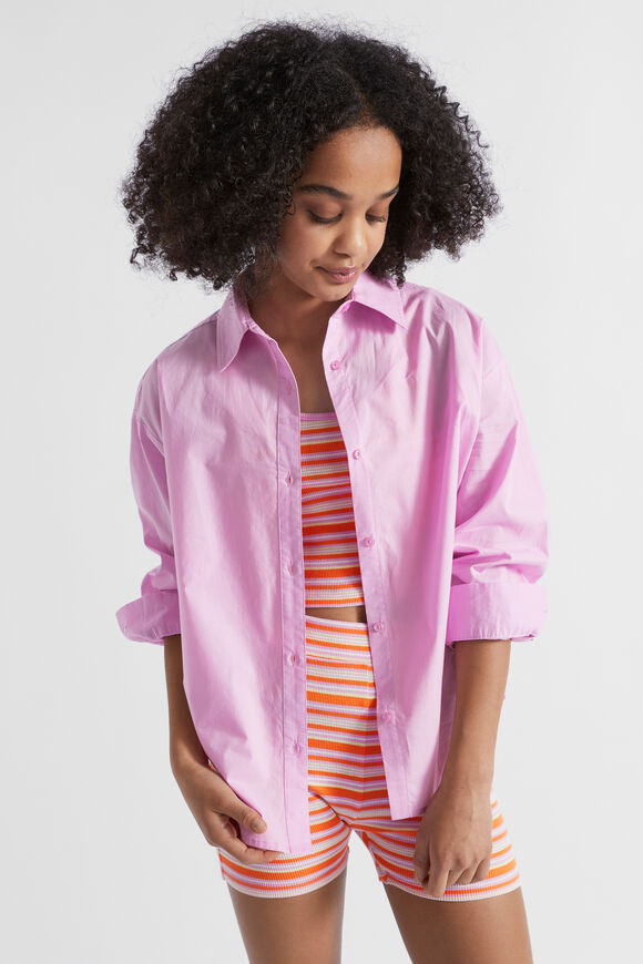 Poplin Overshirt  Soft Orchid  hi-res