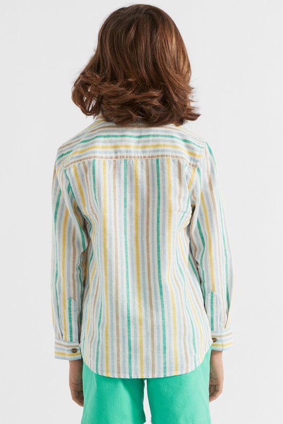 Stripe Linen Shirt  Multi  hi-res