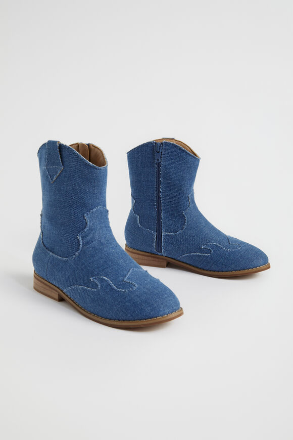 Denim Cowboy Boot  Denim  hi-res