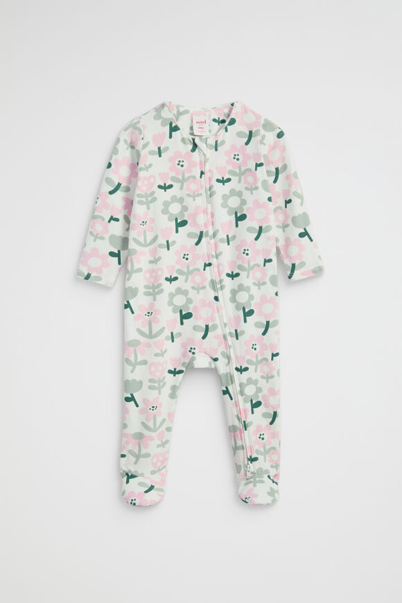 Flower Zipsuit  Canvas  hi-res