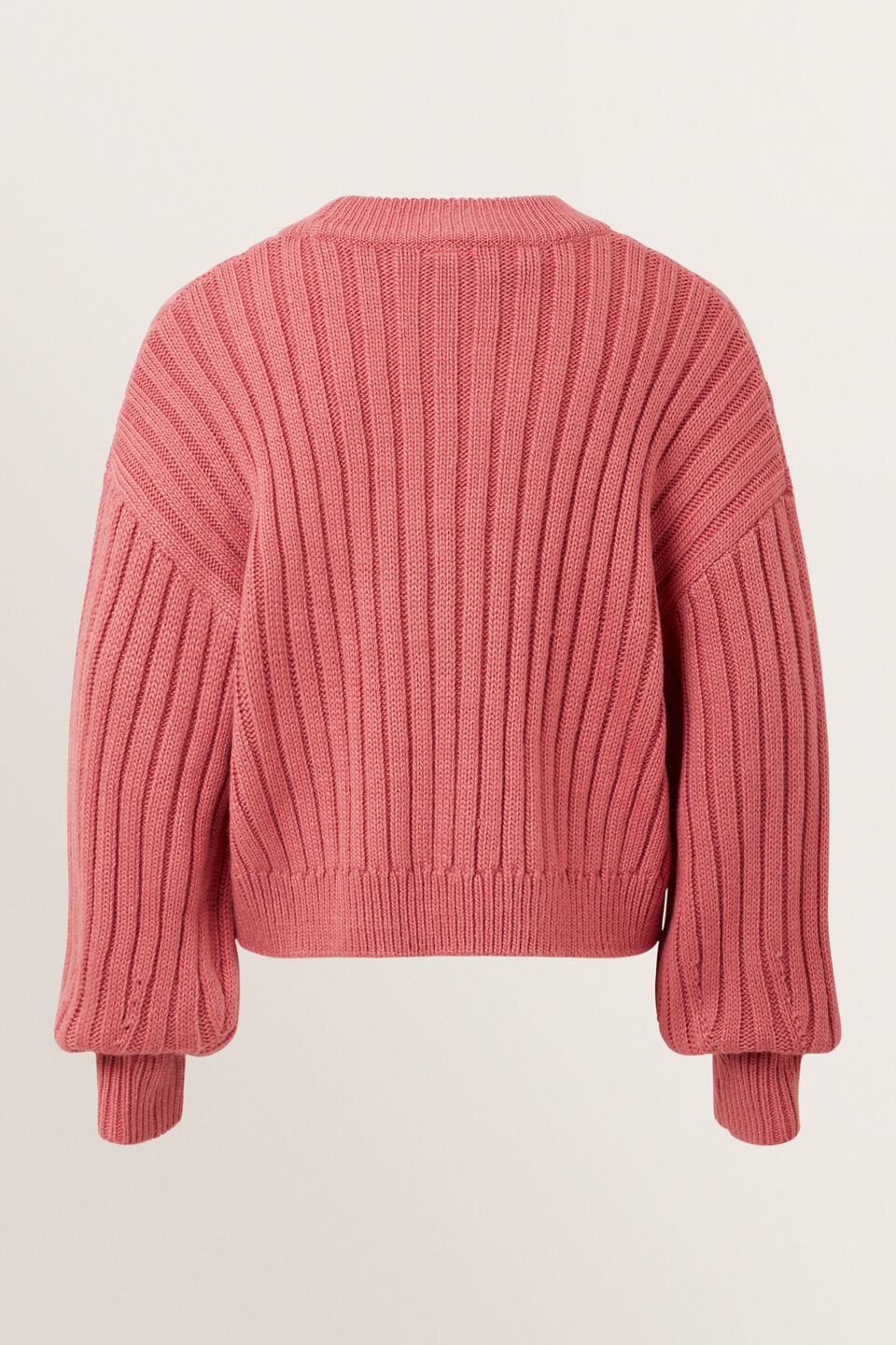 Rib Sweater  Raspberry
