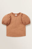 Splice Cheesecloth Tee  Ginger  hi-res